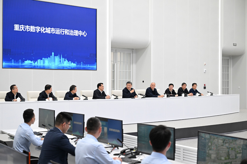 習(xí)近平在重慶考察時(shí)強(qiáng)調(diào)
進(jìn)一步全面深化改革開放
不斷譜寫中國(guó)式現(xiàn)代化重慶篇章
蔡奇陪同考察「相關(guān)圖片」